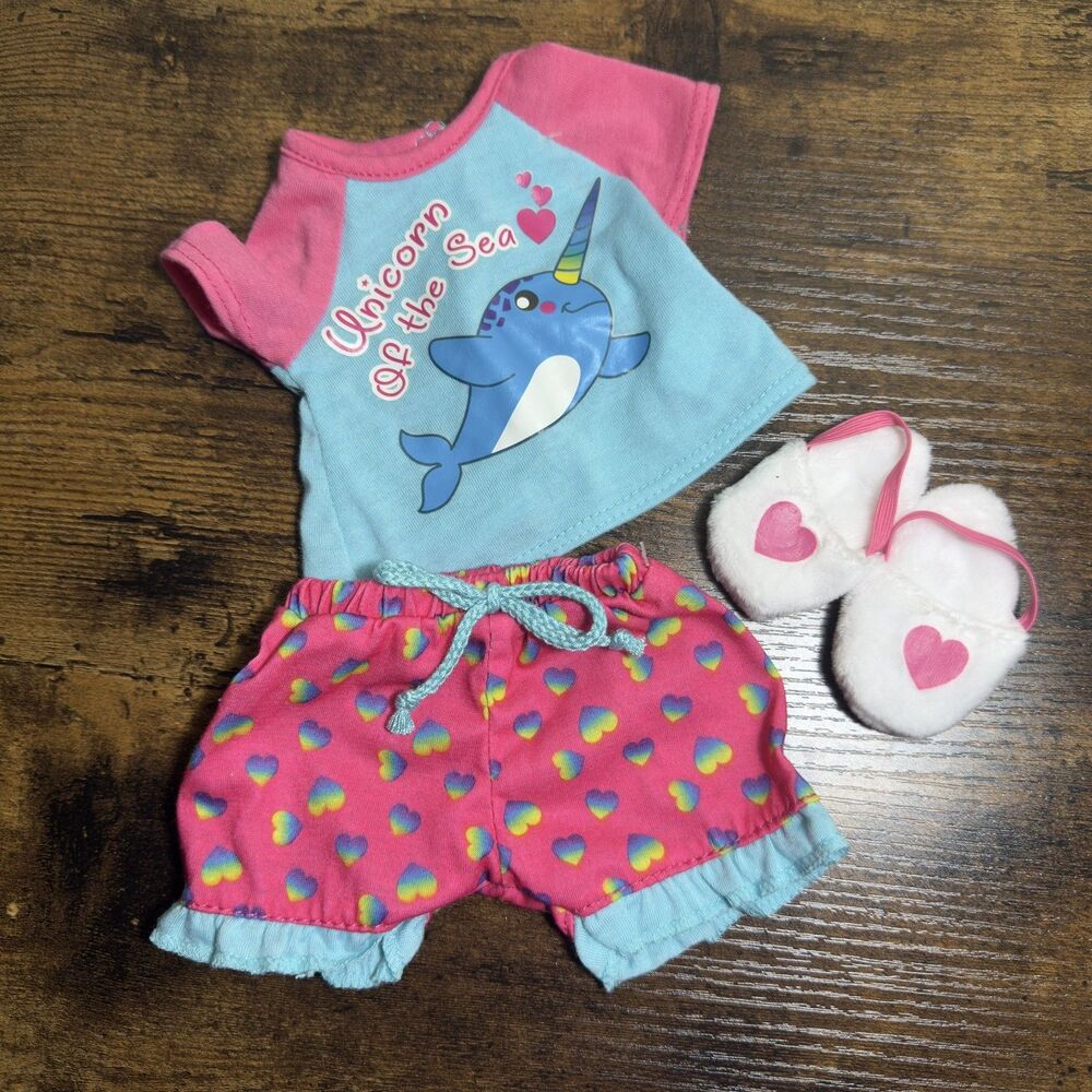 MY LIFE AS Narwhal Pajamas Outfit for 18" Dolls
